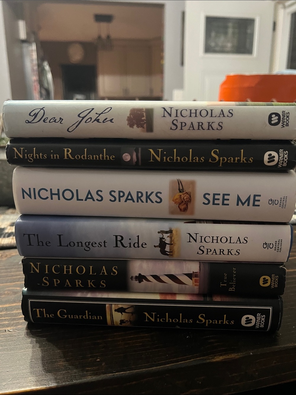 Nicholas Sparks Hardcover Collection - White, Black, Cream Spines